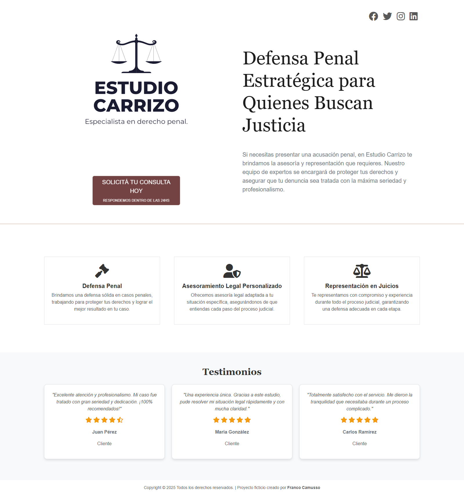 Proyecto 1 - Landing Page